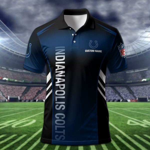 Indianapolis Colts Personalized Adult Polo Shirt 010