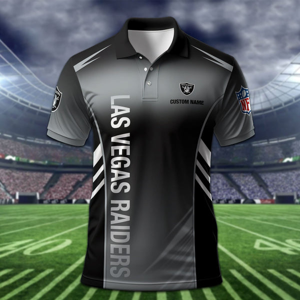 Las Vegas Raiders Personalized Adult Polo Shirt 010