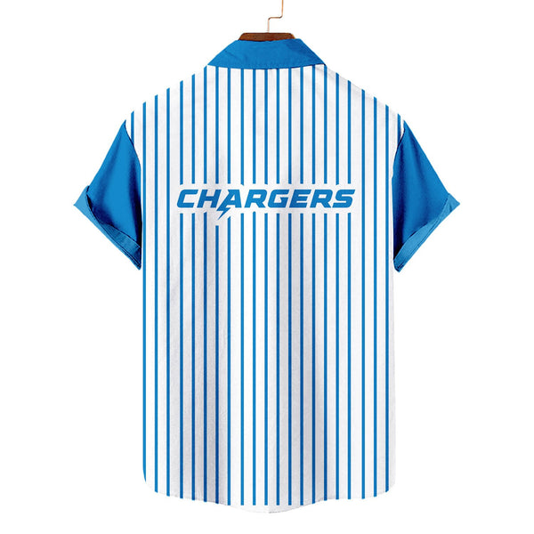 Los Angeles Chargers 2 (9) Personalized Hawaiian Button down shirt