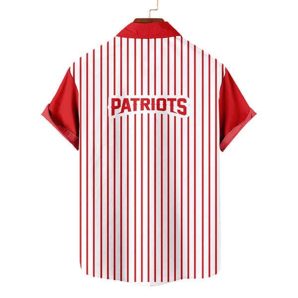 New England Patriots 2 (9) Personalized Hawaiian Button down shirt