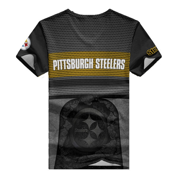 Pittsburgh Steelers 1 (59) Personalized V-neck Women T-shirt