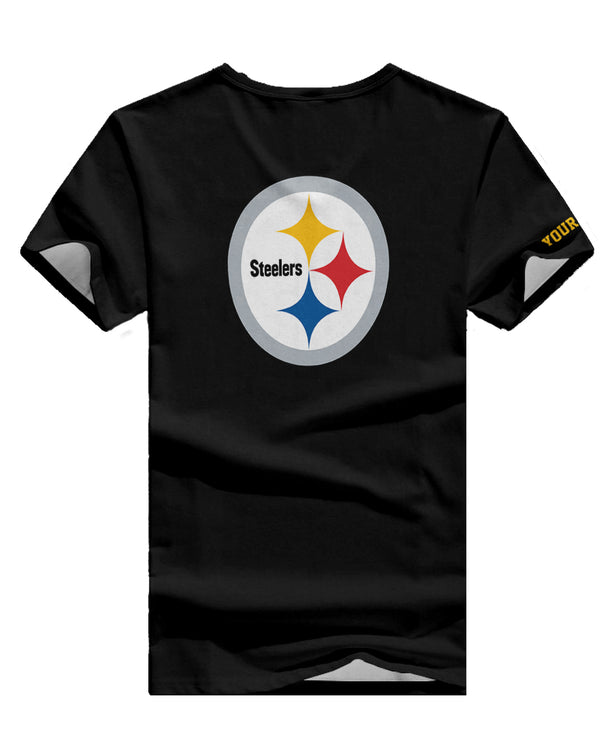 Pittsburgh Steelers 1 (95) Personalized V-neck Women T-shirt