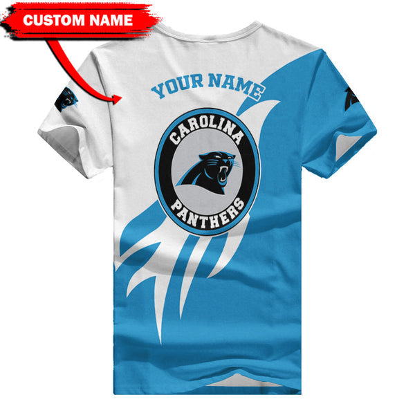 Carolina Panthers 1 (17) Personalized V-neck Women T-shirt