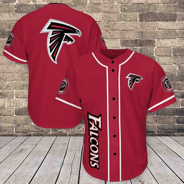 Atlanta Falcons Personalized Baseball Jersey 002