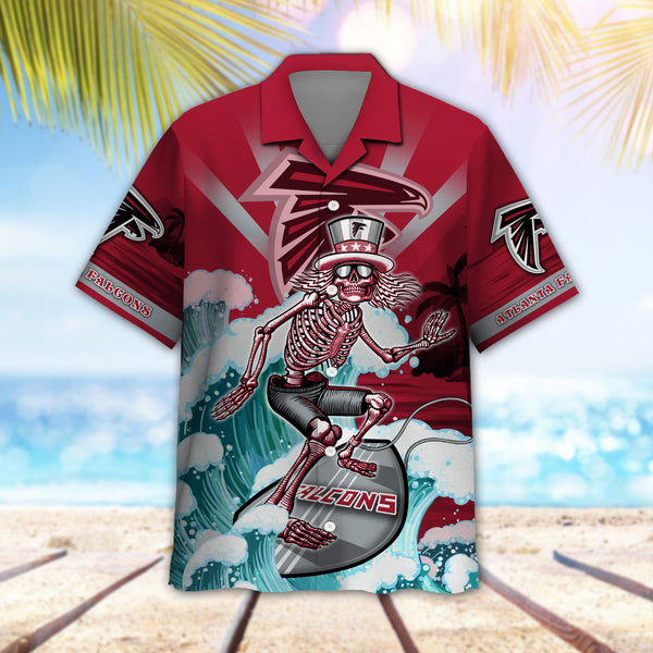 Atlanta Falcons 2 (25) Personalized Hawaiian Button down shirt