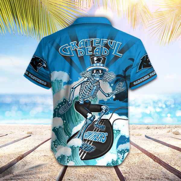 Carolina Panthers 2 (11) Personalized Hawaiian Button down shirt