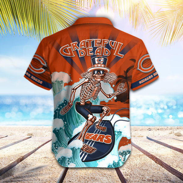 Chicago Bears 2 (29) Personalized Hawaiian Button down shirt