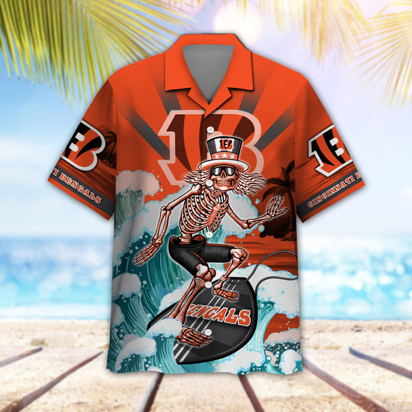 Cincinnati Bengals 2 (27) Personalized Hawaiian Button down shirt