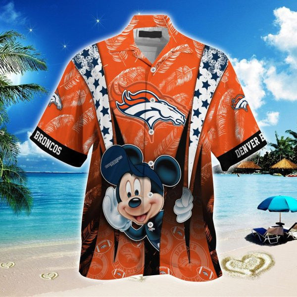 Denver Broncos 2 (29) Personalized Hawaiian Button down shirt