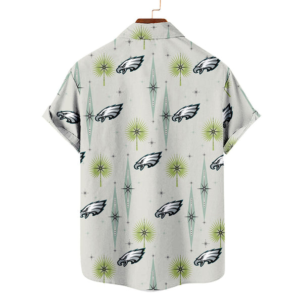 Philadelphia Eagles 2 (24) Personalized Hawaiian Button down shirt