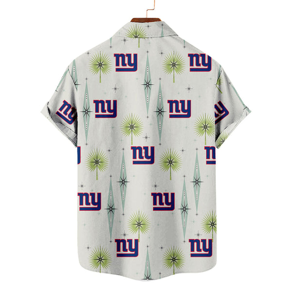 New York Giants 2 (10) Personalized Hawaiian Button down shirt