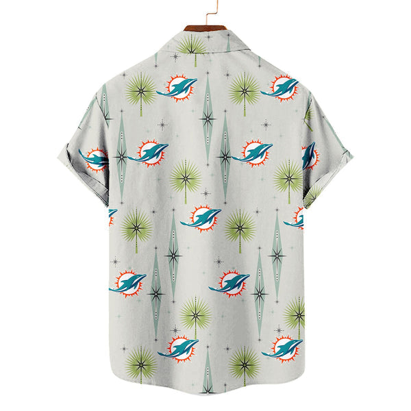 Miami Dolphins 2 (14) Personalized Hawaiian Button down shirt