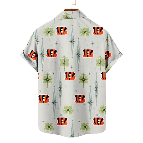 Cincinnati Bengals 2 (106) Personalized Hawaiian Button down shirt