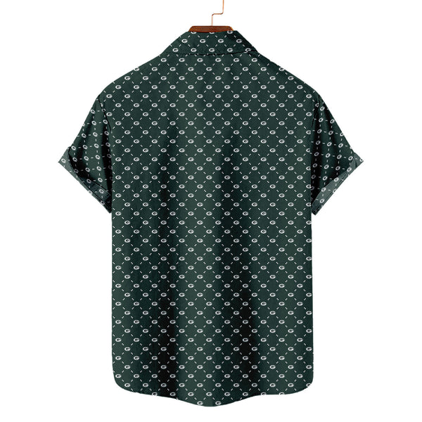 Green Bay Packers 2 (9) Personalized Hawaiian Button down shirt
