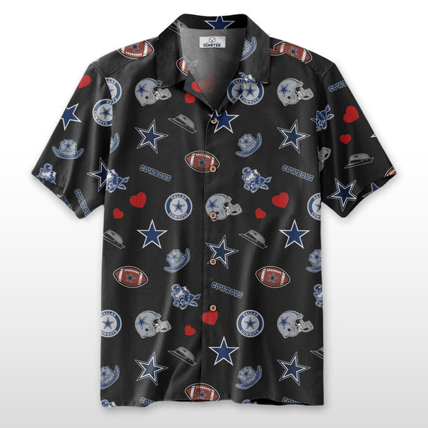 Dallas Cowboys 2 (271) Personalized Hawaiian Button down shirt