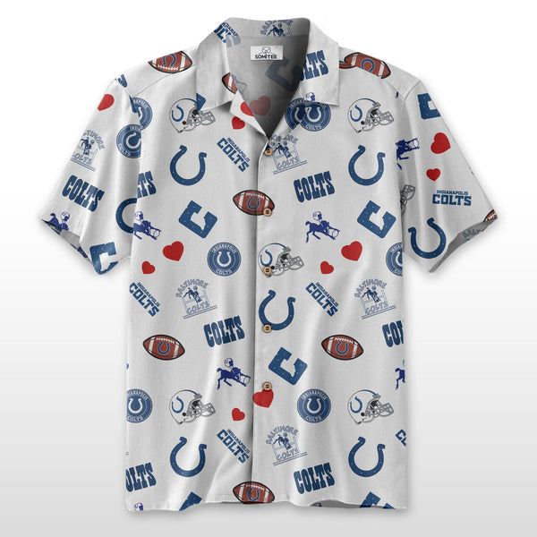 Indianapolis Colts 2 (6) Personalized Hawaiian Button down shirt