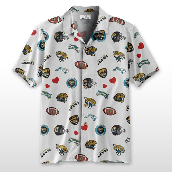 Jacksonville Jaguars 2 (8) Personalized Hawaiian Button down shirt