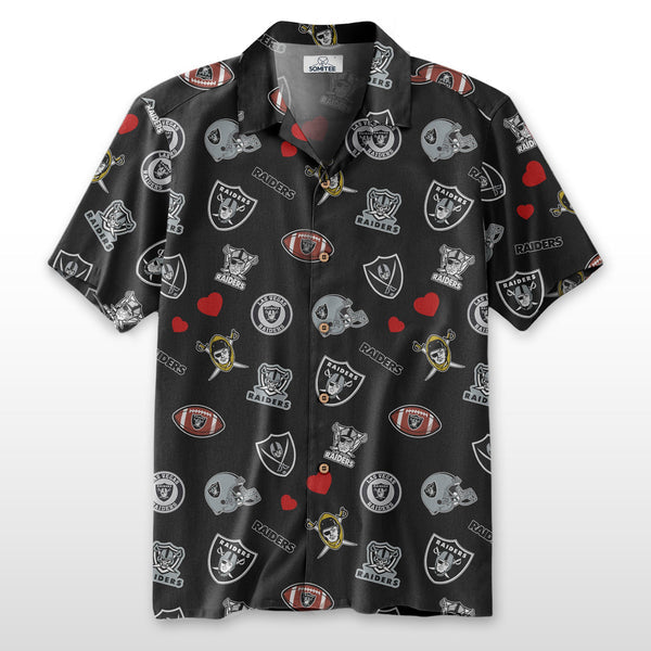 Las Vegas Raiders 2 (18) Personalized Hawaiian Button down shirt