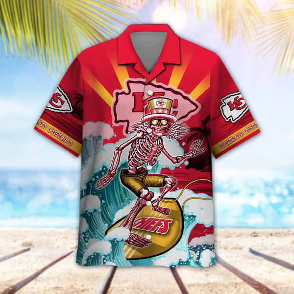 Kansas City Chiefs 2 (21) Personalized Hawaiian Button down shirt