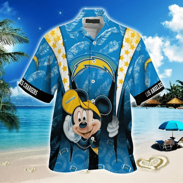 Los Angeles Chargers 2 (13) Personalized Hawaiian Button down shirt