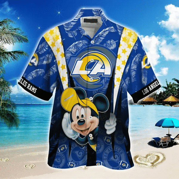 Los Angeles Rams 2 (26) Personalized Hawaiian Button down shirt