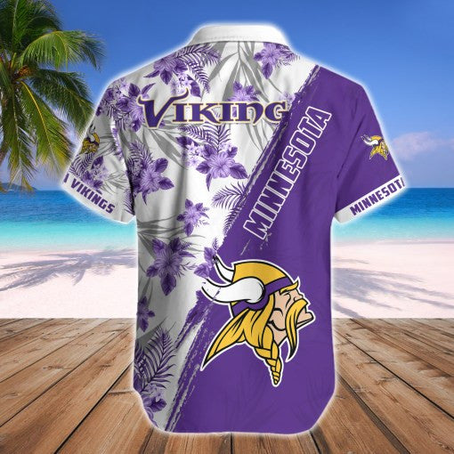 Minnesota Vikings 2 (24) Personalized Hawaiian Button down shirt