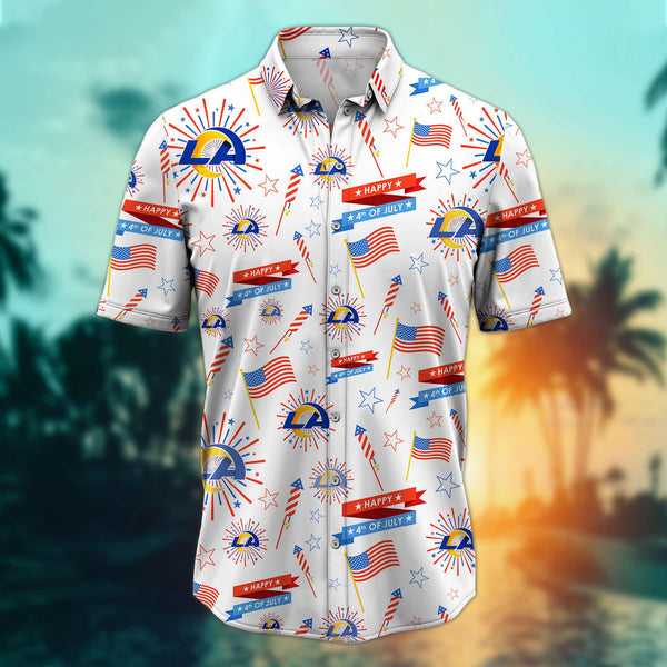 Los Angeles Rams 2 (38) Personalized Hawaiian Button down shirt