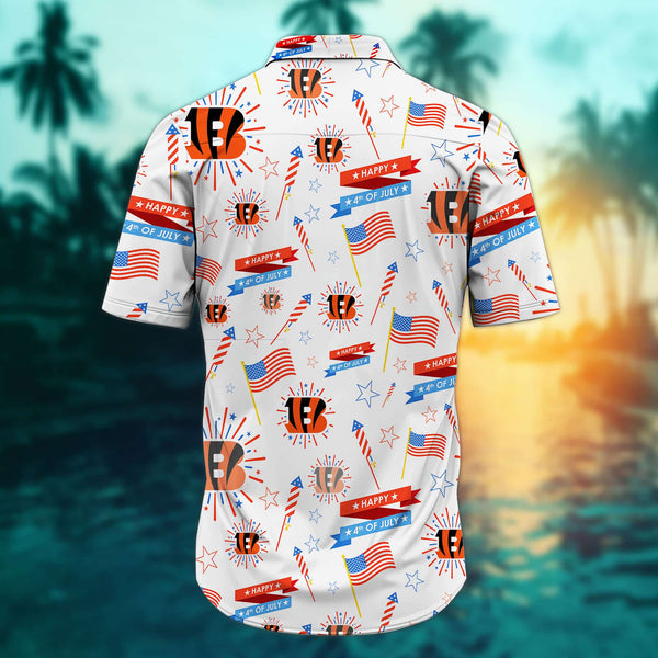 Cincinnati Bengals 2 (109) Personalized Hawaiian Button down shirt