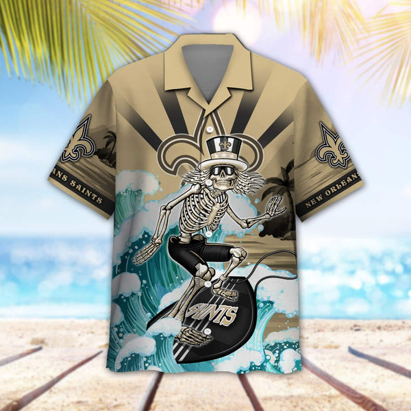 New Orleans Saints 2 (33) Personalized Hawaiian Button down shirt