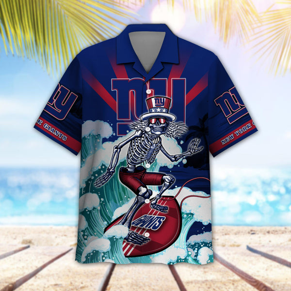 New York Giants 2 (15) Personalized Hawaiian Button down shirt
