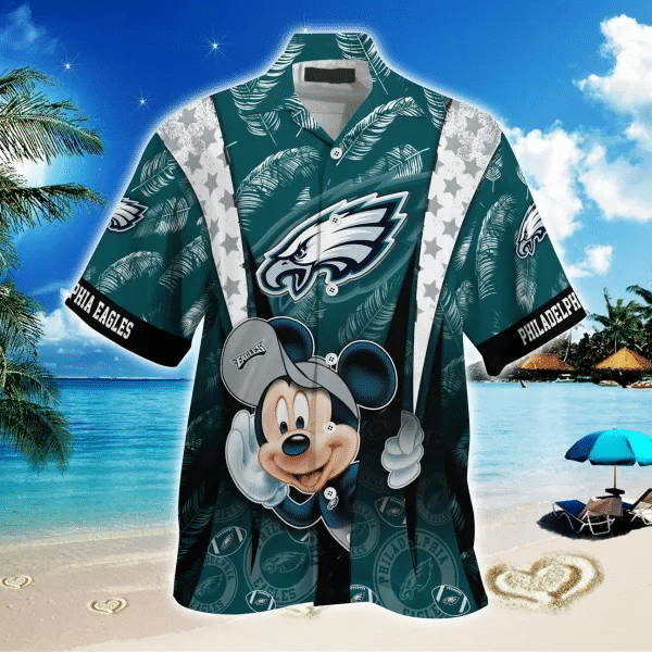 Philadelphia Eagles 2 (49) Personalized Hawaiian Button down shirt
