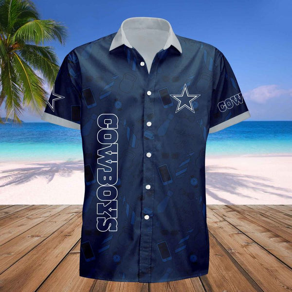 Dallas Cowboys 2 (272) Personalized Hawaiian Button down shirt