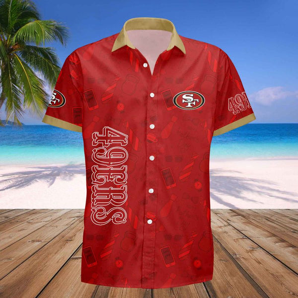 San Francisco 49ers 2 (28) Personalized Hawaiian Button down shirt