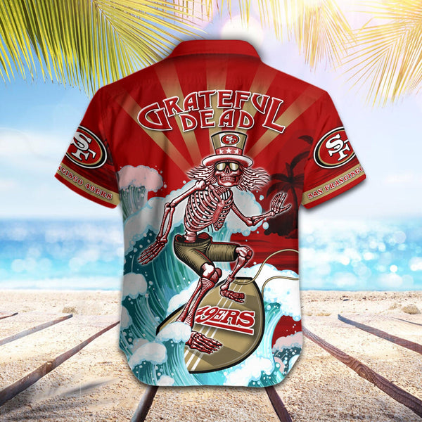 San Francisco 49ers 2 (45) Personalized Hawaiian Button down shirt