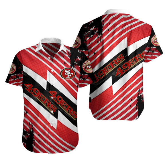 San Francisco 49ers 2 (4) Personalized Hawaiian Button down shirt