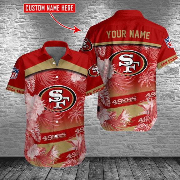 San Francisco 49ers 2 (1) Personalized Hawaiian Button down shirt