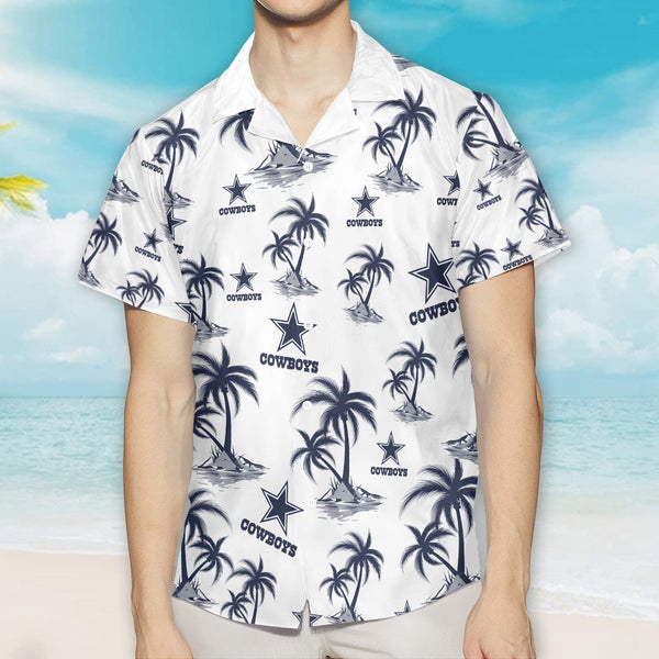 Dallas Cowboys 2 (3) Personalized Hawaiian Button down shirt