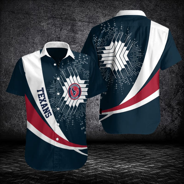Houston Texans 2 (11) Personalized Hawaiian Button down shirt