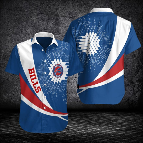 Buffalo Bills 2 (1) Personalized Hawaiian Button down shirt