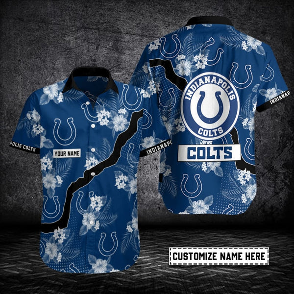 Indianapolis Colts 2 (3) Personalized Hawaiian Button down shirt