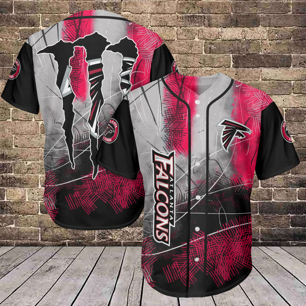 Atlanta Falcons Personalized Baseball Jersey 010