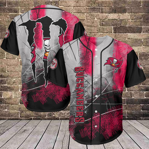 Tampa Bay Buccaneers Personalized Baseball Jersey 008