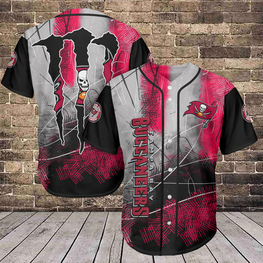 Tampa Bay Buccaneers Personalized Baseball Jersey 008