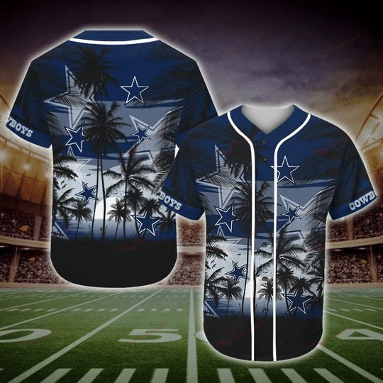 Dallas Cowboys Personalized Baseball Jersey 002