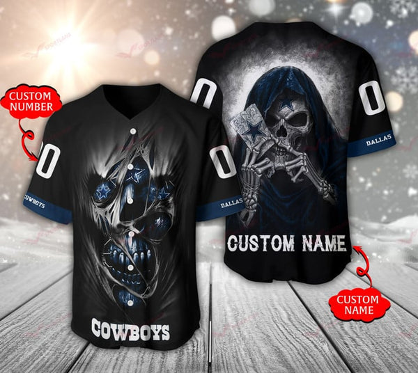 Dallas Cowboys Personalized Baseball Jersey 007