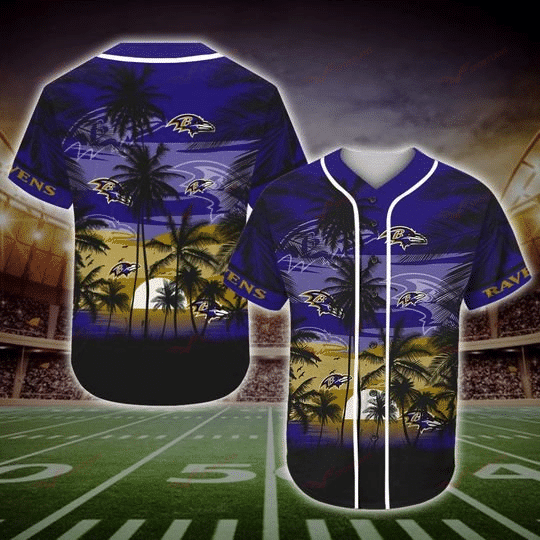 Baltimore Ravens Personalized Baseball Jersey 010