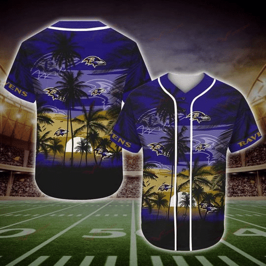 Baltimore Ravens Personalized Baseball Jersey 010