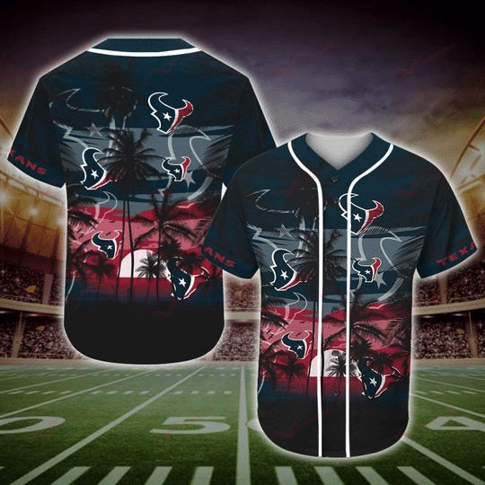 Houston Texans Personalized Baseball Jersey 002