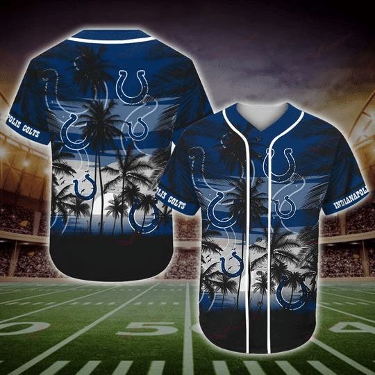 Indianapolis Colts Personalized Baseball Jersey 009