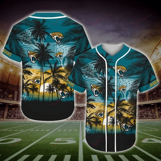 Jacksonville Jaguars Personalized Baseball Jersey 001